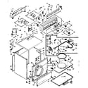 Kenmore 1106917802 machine sub-assembly diagram
