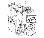 Kenmore 1106918700 machine sub-assembly diagram