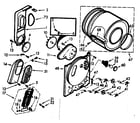 Kenmore 1106918702 bulkhead assembly diagram
