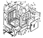 Kenmore 1106928450 cabinet assembly diagram