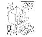 Kenmore 1106957700 machine sub-assembly diagram