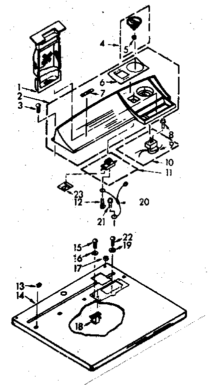 TOP & CONSOLE ASSEMBLY