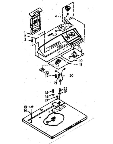 Top & console assembly