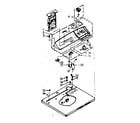 Kenmore 1106957701 top & console assembly diagram