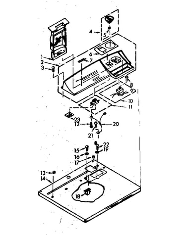Top & console assembly