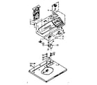 Kenmore 1106957702 top and console assembly diagram