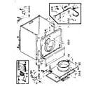 Kenmore 1106957703 machine sub-assembly diagram