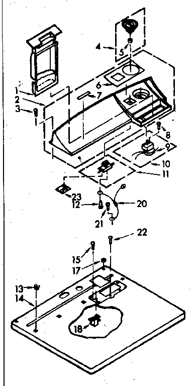 Top and console assembly