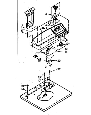 Top and console assembly