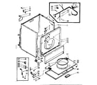 Kenmore 1106957706 machine sub-assembly diagram