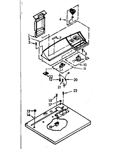 Top and console assembly