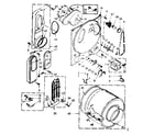 Kenmore 1106958701 bulkhead assembly diagram