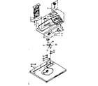 Kenmore 1106958701 top & console assembly diagram