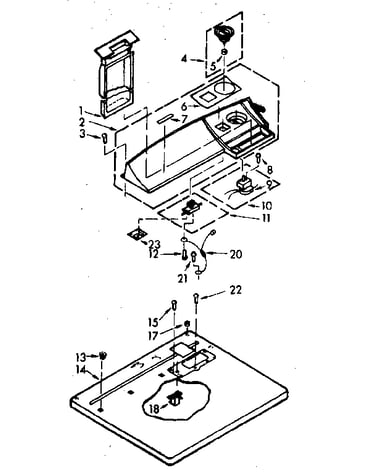 Top and console assembly