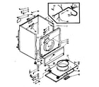 Kenmore 1106958703 machine sub-assembly diagram