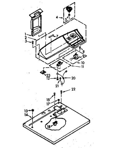 Top and console assembly