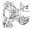 Kenmore 1106958711 cabinet assembly diagram