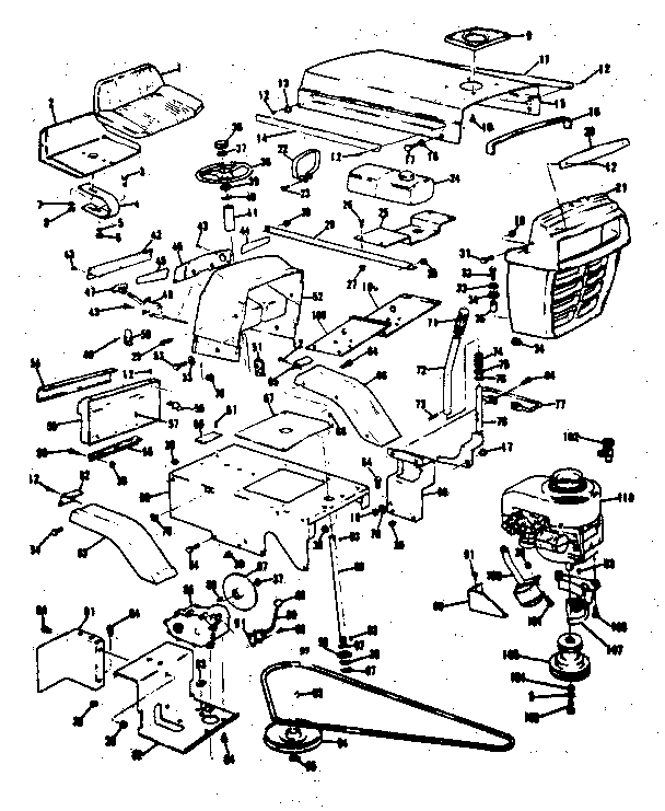 GRILL/TIE BAR AND PULLEY