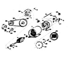 Craftsman 58032081 stator and pulley assembly diagram