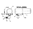 Craftsman 58032081 muffler assembly diagram