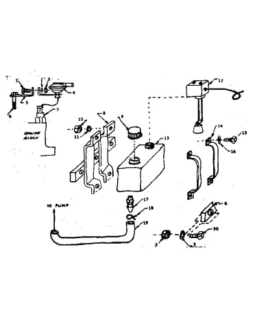 Tank assembly and pump