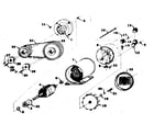 Craftsman 580320831 stator and pulley assembly diagram