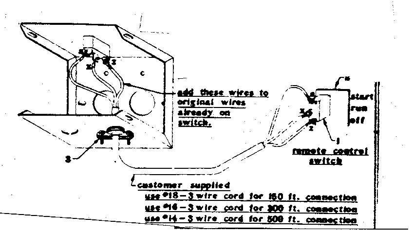 CONNECTING REMOTE CONTROL SWITCH