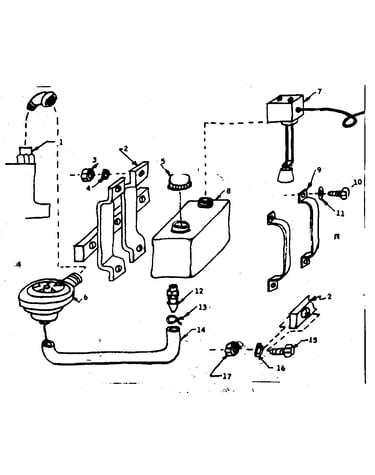 Tank and pump assembly