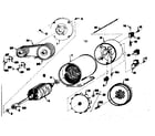 Craftsman 58054694 stator and pulley assembly diagram