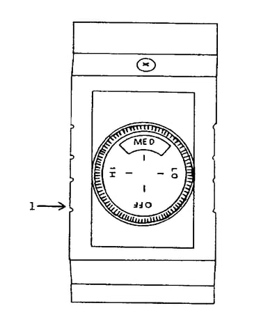 Baseboard thermostat-double pole