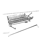 Kenmore 14384531 cast iron grate basket diagram
