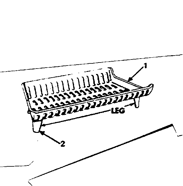 Cast iron grate basket
