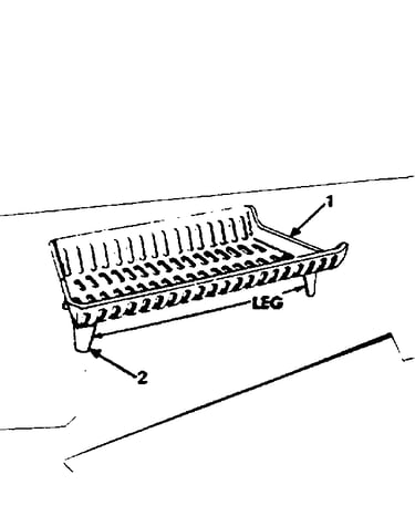Cast iron grate basket