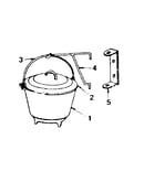 Boston bean pot with crane hook - no. 42-84025