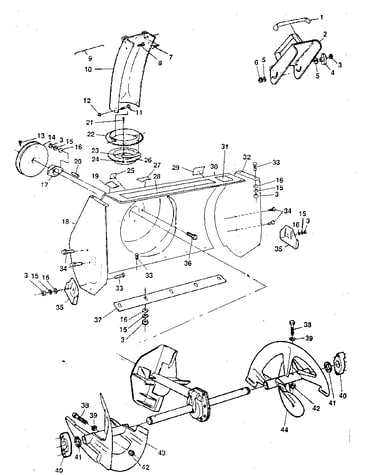 Auger housing assembly