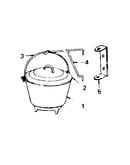 Boston bean pot with crane hook