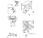Briggs & Stratton 253707-0411-01 carburetor and air cleaner assembly diagram