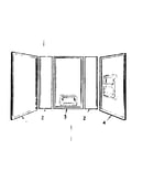 Sectionalized bathtub wall system (model no. 738.677510)