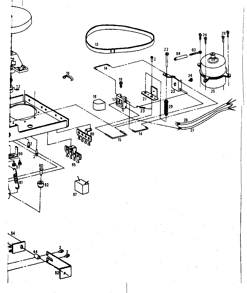 Dc motor assembly