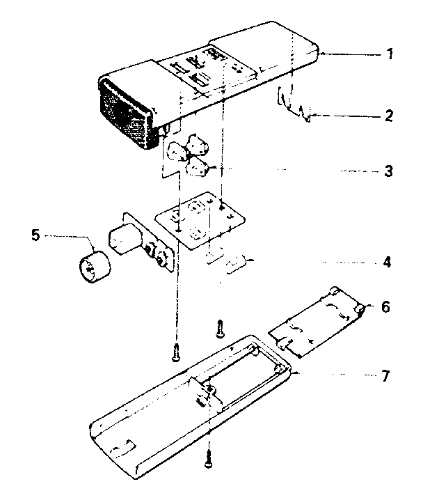 REMOTE CONTROL TRANSMITTER PARTS LIST