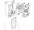 Kenmore 2536651300 cabinet parts diagram