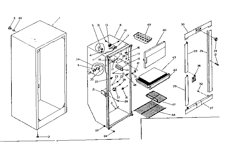 Cabinet parts