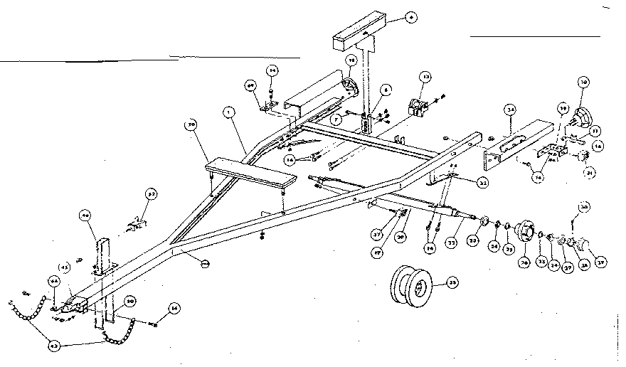 Boat trailer