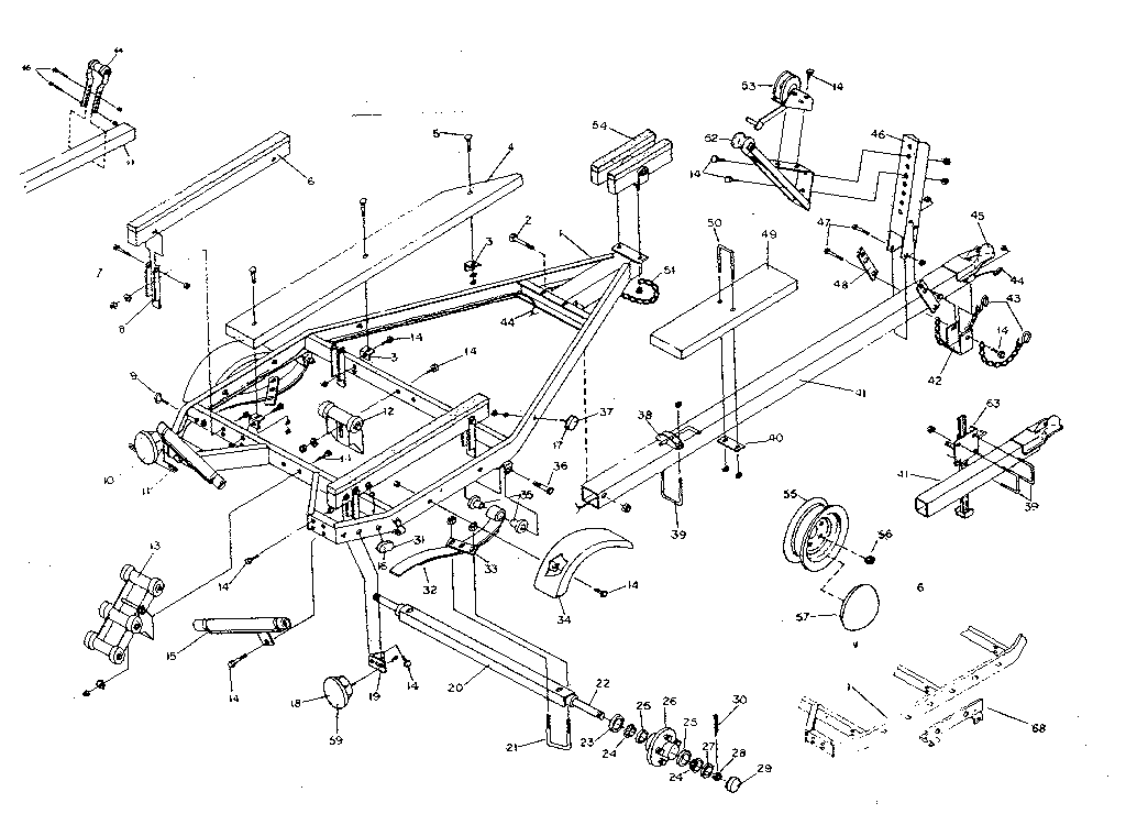 Boat trailer