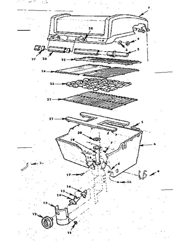 Grill and burner