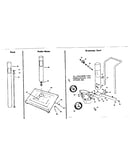 Post, patio base and economy cart parts