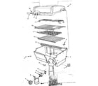 Kenmore 2582317790 grill and burner section diagram
