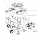 Kenmore 2582317761 deluxe cart parts diagram