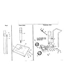 Post, patio base and economy cart parts