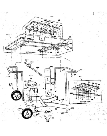 Portable cart assemblies